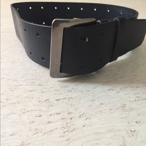 New Kenneth Cole New York Black Waist Belt XS